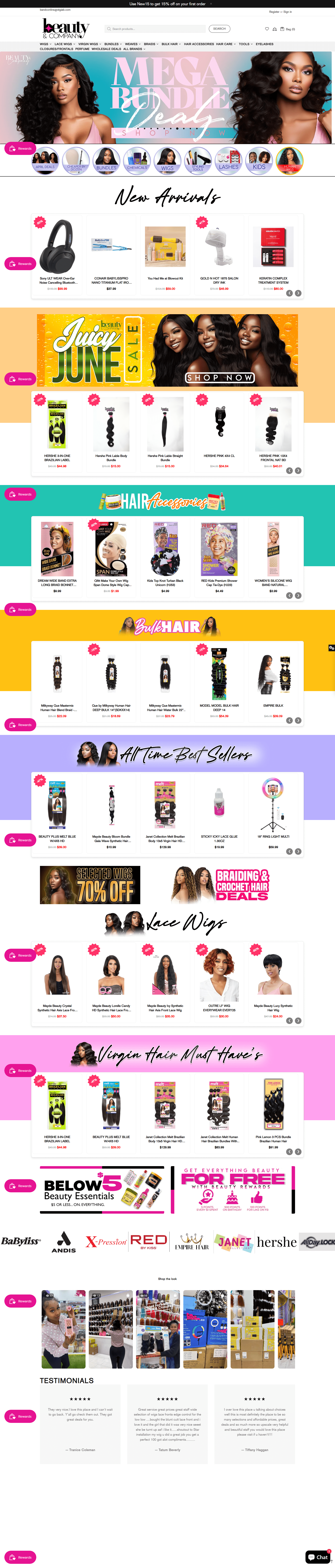 E-commerce mobile design example